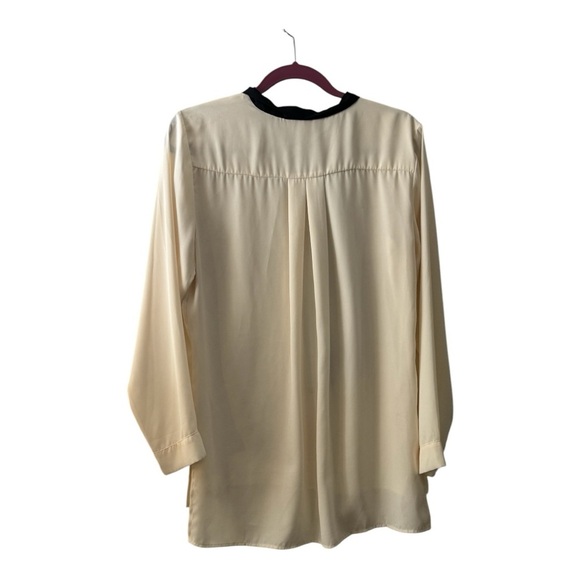 Christopher Banks Cream Blouse with Black Tie - Picture 2 of 6